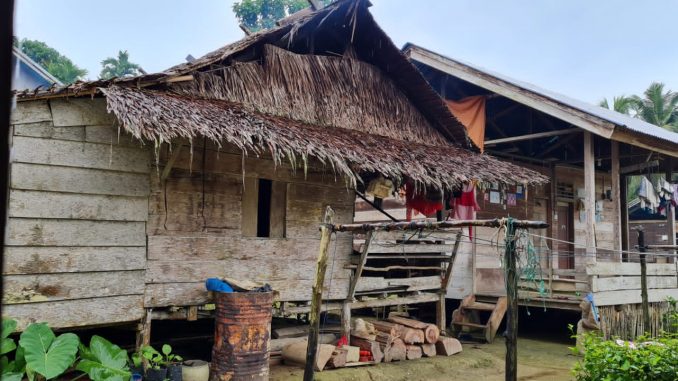 Salah satu rumah warga